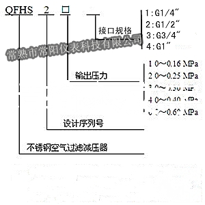 不銹鋼過濾減壓閥選型表